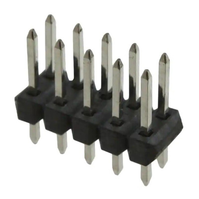 Molex C-Grid Series Vertical Through Hole Pin Header, 10 Contact(s), 2.54mm Pitch, 2 Row(s), Unshrouded