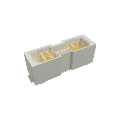 Amphenol Communications Solutions ComboStak Series Vertical PCB Header, 14 Contact(s), 2 Row(s), Shrouded