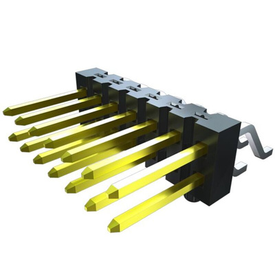 Samtec TSM Series Horizontal Surface Mount Pin Header, 100 Contact(s), 2.54mm Pitch, 2 Row(s), Unshrouded