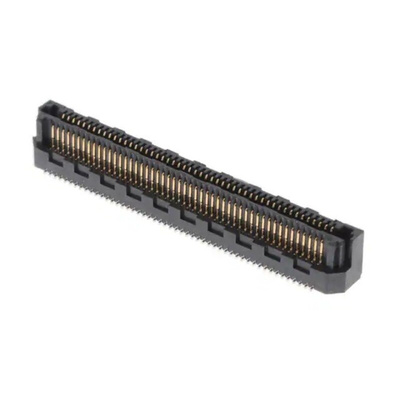 Samtec LSS Series Horizontal Surface Mount PCB Header, 80 Contact(s), 0.635mm Pitch, 2 Row(s), Shrouded