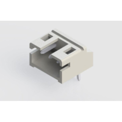 EDAC 140 Series Right Angle Through Hole PCB Header, 3 Contact(s), 2.0mm Pitch, 1 Row(s)