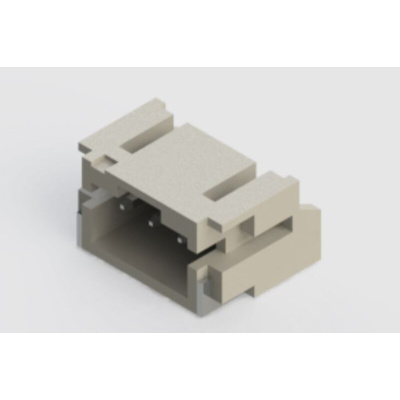 EDAC 140 Series Right Angle Surface Mount PCB Header, 3 Contact(s), 2.0mm Pitch, 1 Row(s)