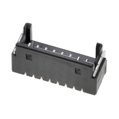Molex OneBlade Series Vertical Surface Mount PCB Header, 8 Contact(s), 1.0mm Pitch, 2 Row(s), Shrouded