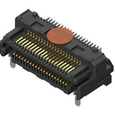 Samtec LSHM Series Surface Mount PCB Header, 40 Contact(s), 0.5mm Pitch, 2 Row(s), Shrouded