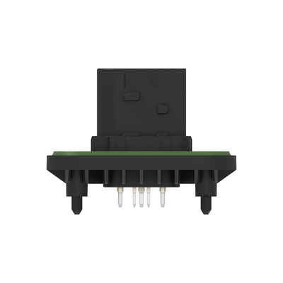 TE Connectivity 1-23781 Series Vertical Panel Mount PCB Header, 7 Contact(s), 6mm Pitch, 2 Row(s), Shrouded