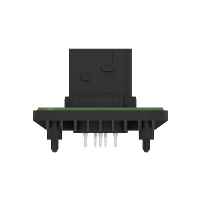 TE Connectivity 1-23781 Series Vertical Panel Mount PCB Header, 7 Contact(s), 6mm Pitch, 2 Row(s), Shrouded