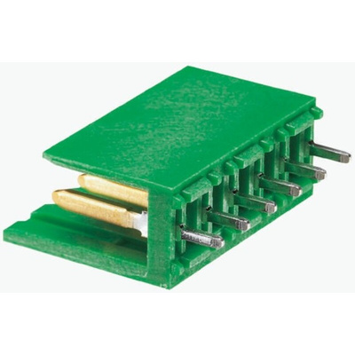 TE Connectivity AMPMODU MOD I Series Straight Through Hole PCB Header, 10 Contact(s), 3.96mm Pitch, 1 Row(s), Shrouded