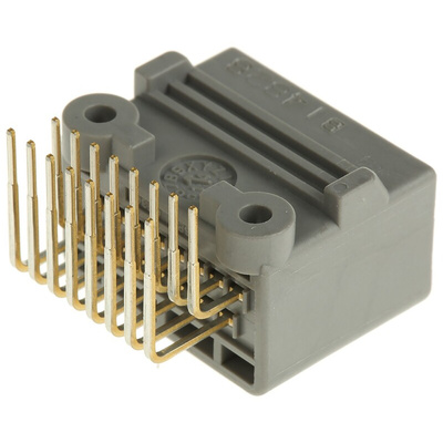 JAE MX34 Series Right Angle Through Hole PCB Header, 16 Contact(s), 2.2mm Pitch, 2 Row(s), Shrouded