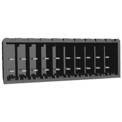 TE Connectivity Dynamic 3000 Series Straight Through Hole PCB Header, 20 Contact(s), 5.08mm Pitch, 2 Row(s), Shrouded