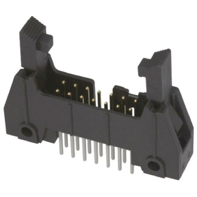 3M 3000 Series Straight Through Hole PCB Header, 26 Contact(s), 2.54mm Pitch, 2 Row(s), Shrouded