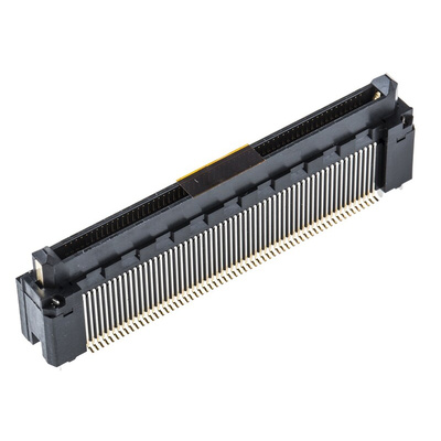Hirose FunctionMAX FX18 Series Straight Surface Mount PCB Header, 120 Contact(s), 0.8mm Pitch, 2 Row(s), Shrouded