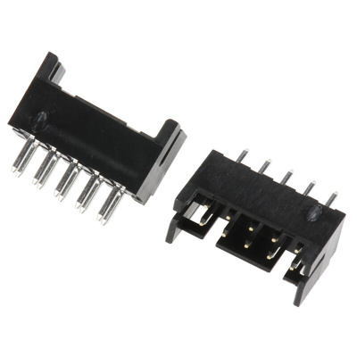 Hirose DF11 Series Straight Through Hole PCB Header, 10 Contact(s), 2.0mm Pitch, 2 Row(s), Shrouded