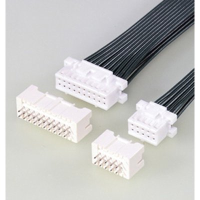 JST XAD Series Straight Through Hole PCB Header, 22 Contact(s), 2.5mm Pitch, 2 Row(s), Shrouded