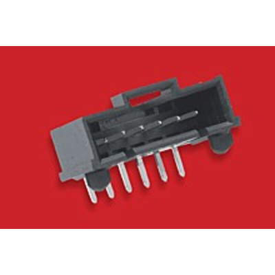 Molex SL Series Right Angle Through Hole PCB Header, 2 Contact(s), 2.54mm Pitch, 1 Row(s), Shrouded