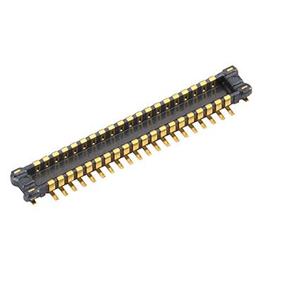 Panasonic A4S Series Straight Surface Mount PCB Header, 12 Contact(s), 0.4mm Pitch, 2 Row(s), Shrouded