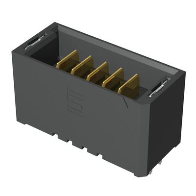 Samtec UMPT Series Straight Through Hole PCB Header, 5 Contact(s), 2.0mm Pitch, 1 Row(s), Shrouded