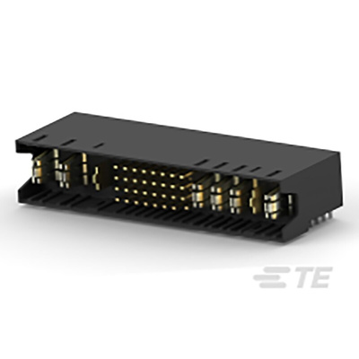 TE Connectivity Multi-Beam XLE Series Right Angle PCB Mount PCB Header, 40 Contact(s), 5.08mm Pitch, 4 Row(s), Shrouded