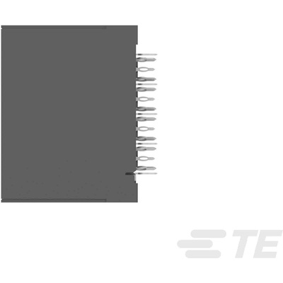 TE Connectivity STRADA Whisper Series Straight Through Hole PCB Header, 64 Contact(s), 3.9mm Pitch, 4 Row(s), Shrouded