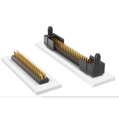 Samtec FTMH Series Straight Pin Header, 14 Contact(s), 1.0mm Pitch, 2 Row(s), Unshrouded