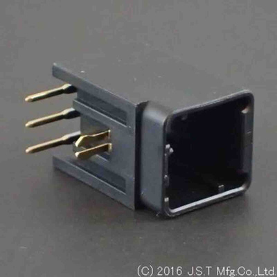 JST JFA J2000 Series Right Angle PCB Header, 3 Contact(s), 2.5mm Pitch, 1 Row(s), Shrouded