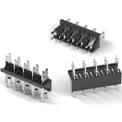 Wurth Elektronik WR-FAST Series Vertical PCB Header, 5 Contact(s), 5.08mm Pitch, 1 Row(s), Shrouded