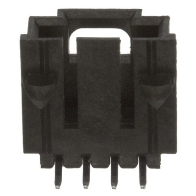 Molex SL Series Right Angle PCB Header, 4 Contact(s), 2.54mm Pitch, 1 Row(s), Shrouded