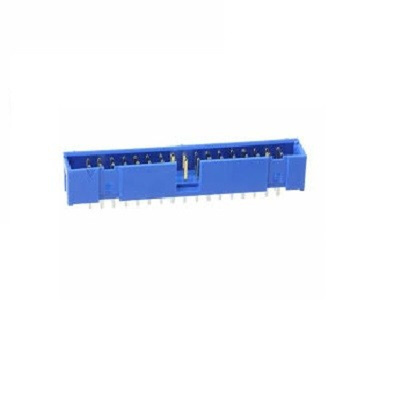 Amphenol Communications Solutions Quickie Series Vertical PCB Header, 10 Contact(s), 2.54mm Pitch, 2 Row(s), Shrouded
