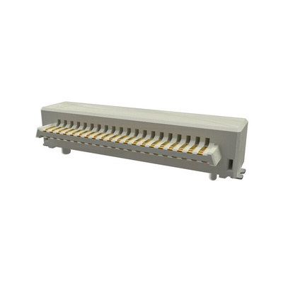 Amphenol Communications Solutions Conan Lite Series Right Angle PCB Header, 41 Contact(s), 1.0mm Pitch, Shrouded