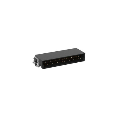 ERNI SMC Series Right Angle Surface Mount PCB Header, 32 Contact(s), 1.27mm Pitch, 2 Row(s)
