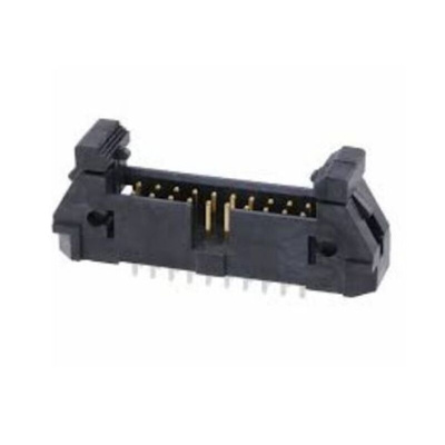 Samtec EJH Series Through Hole PCB Header, 20 Contact(s), 2.54mm Pitch, 2 Row(s), Shrouded