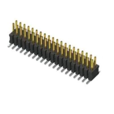 Samtec FTSH Series PCB Header, 10 Contact(s), 1.27mm Pitch, 2 Row(s)