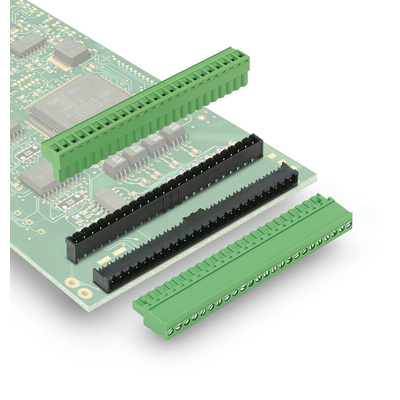 Phoenix Contact CCA Series Straight PCB Header, 13 Contact(s), 5.08mm Pitch, 1 Row(s)