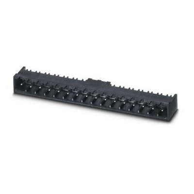 Phoenix Contact CCA Series Straight PCB Header, 16 Contact(s), 5mm Pitch, 1 Row(s)