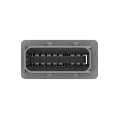 TE Connectivity 2-23695 Series Straight Cable Mount PCB Header, 18 Contact(s), 6mm Pitch, 2 Row(s), Shrouded