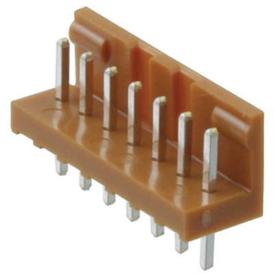 JAE IL-G Series Straight Through Hole PCB Header, 7 Contact(s), 2.5mm Pitch, 1 Row(s), Shrouded
