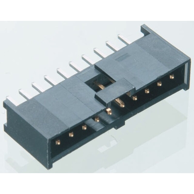 Molex C-Grid III Series Right Angle Through Hole PCB Header, 9 Contact(s), 2.54mm Pitch, 1 Row(s), Shrouded