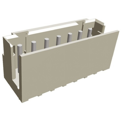 TE Connectivity AMP CT Series Straight Through Hole PCB Header, 7 Contact(s), 2.0mm Pitch, 1 Row(s), Shrouded