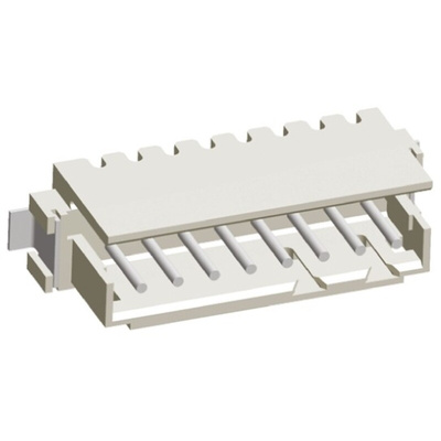 TE Connectivity AMP CT Series Straight Surface Mount PCB Header, 8 Contact(s), 2.0mm Pitch, 1 Row(s), Shrouded