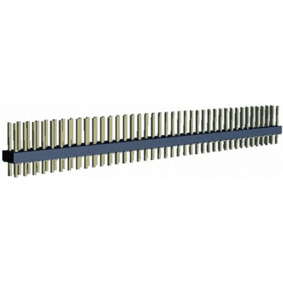 TE Connectivity AMPMODU MOD II Series Straight Through Hole Pin Header, 80 Contact(s), 2.54mm Pitch, 2 Row(s),