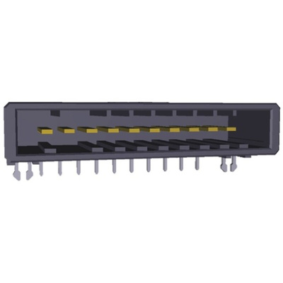 TE Connectivity Dynamic 3000 Series Right Angle Through Hole PCB Header, 10 Contact(s), 3.81mm Pitch, 1 Row(s), Shrouded