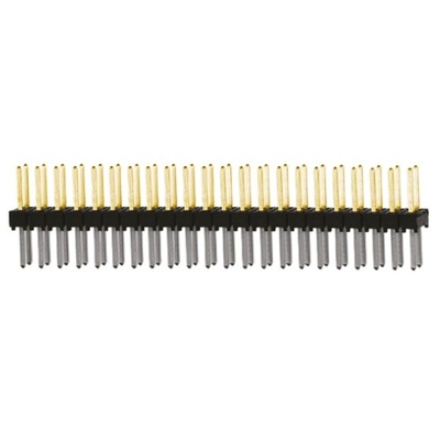 Samtec TSW Series Straight Through Hole Pin Header, 44 Contact(s), 2.54mm Pitch, 2 Row(s), Unshrouded