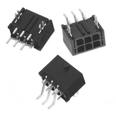 Wurth Elektronik WR-MPC3 Series Right Angle Through Hole PCB Header, 8 Contact(s), 3.0mm Pitch, 2 Row(s), Shrouded