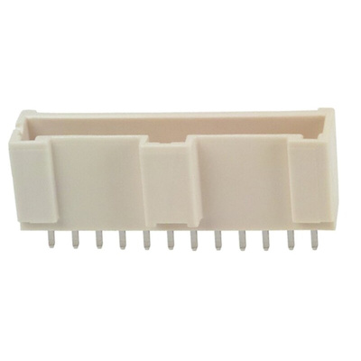 Hirose DF1E Series Straight Through Hole PCB Header, 12 Contact(s), 2.5mm Pitch, 1 Row(s), Shrouded