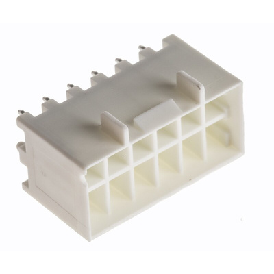 Hirose DF33C Series Straight Through Hole PCB Header, 12 Contact(s), 3.3mm Pitch, 2 Row(s), Shrouded