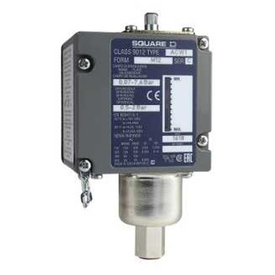 Telemecanique Sensors Air, Hydraulic Oil, Non-Corrosive Fluid Pressure Switch, 1CO 0.07 → 5.2bar, 500 V, 600 V,
