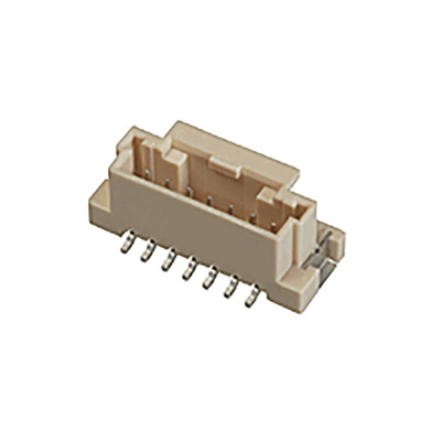 Molex DuraClik Series Straight Surface Mount PCB Header, 7 Contact(s), 2.0mm Pitch, 1 Row(s), Shrouded