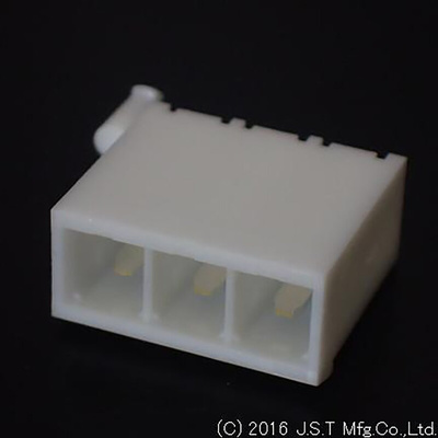 JST XL Series Top Entry Through Hole PCB Header, 3 Contact(s), 5.0mm Pitch, 1 Row(s), Shrouded
