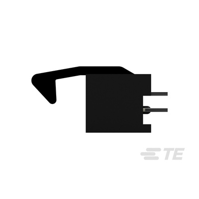 TE Connectivity AMP-LATCH Series Straight Through Hole PCB Header, 20 Contact(s), 2.54mm Pitch, 2 Row(s), Shrouded