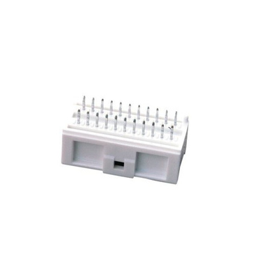 Molex MicroClasp Series Vertical PCB Header, 24 Contact(s), 2.0mm Pitch, 2 Row(s), Shrouded