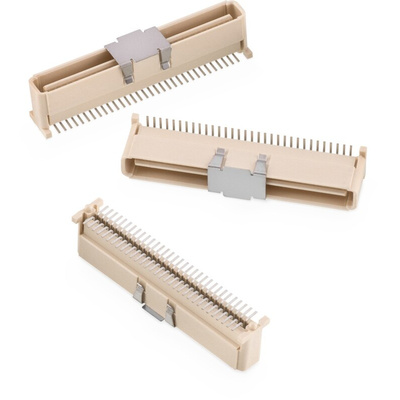 Wurth Elektronik WR-BTB Series Vertical PCB Header, 64 Contact(s), 1.0mm Pitch, 1 Row(s)